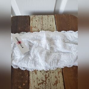 NEW Cosabella White Lace Bralette